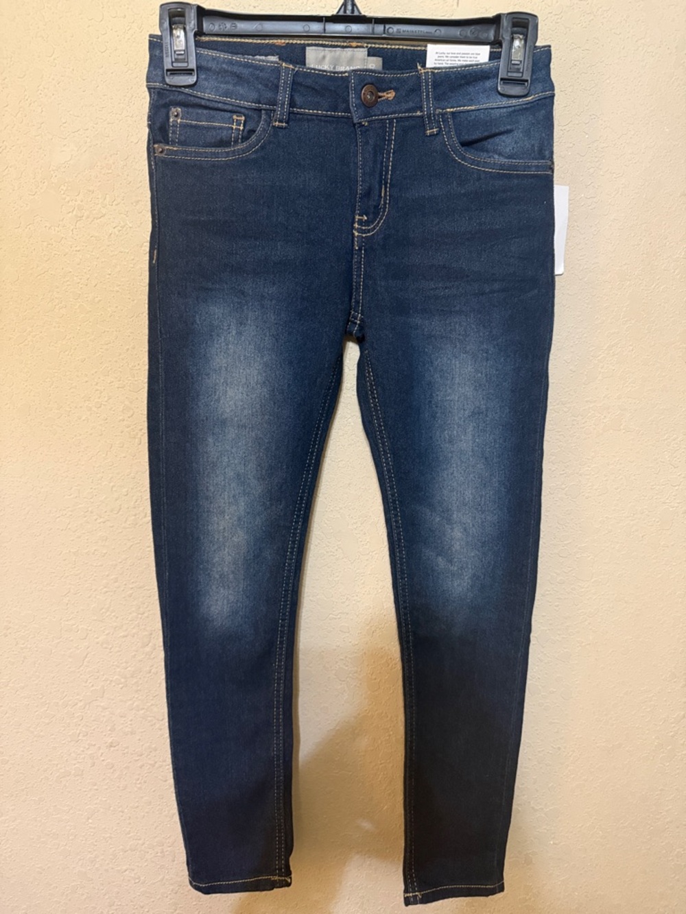 Lucky Brand Zoe Skinny Dark Blue Slim Kids Jeans